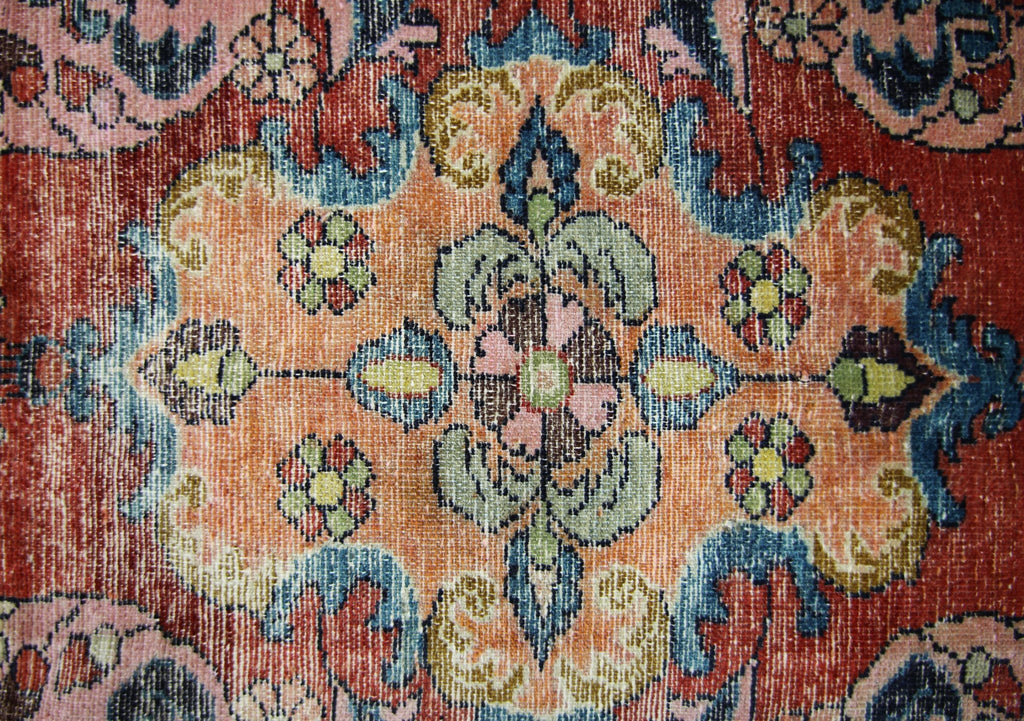 Handmade Vintage Persian Kerman Rug | 124 x 63 cm | 4'1" x 2'1" - Najaf Rugs & Textile
