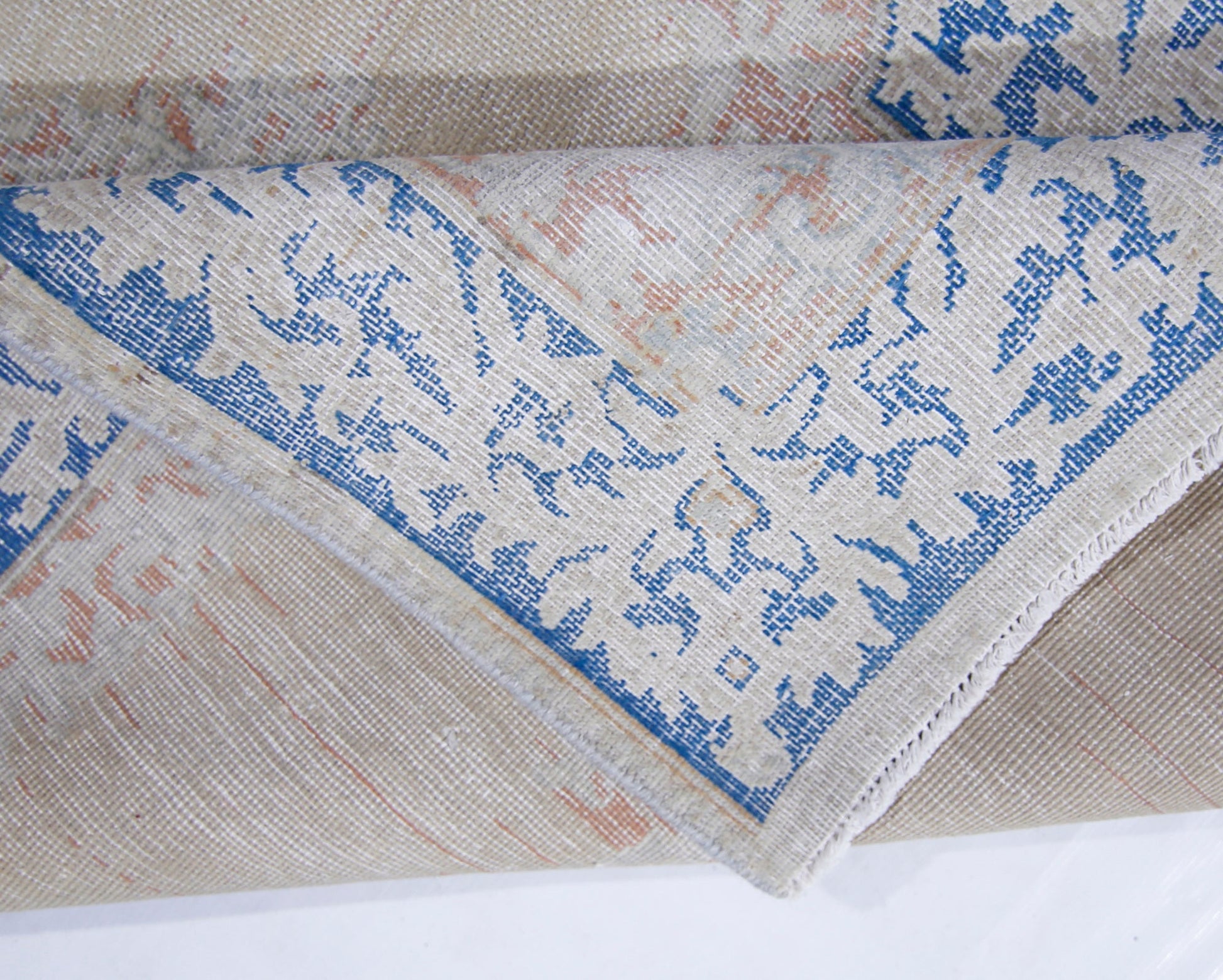Handmade Vintage Persian Kerman Rug | 141 x 86 cm | 4'7" x 2'10" - Najaf Rugs & Textile