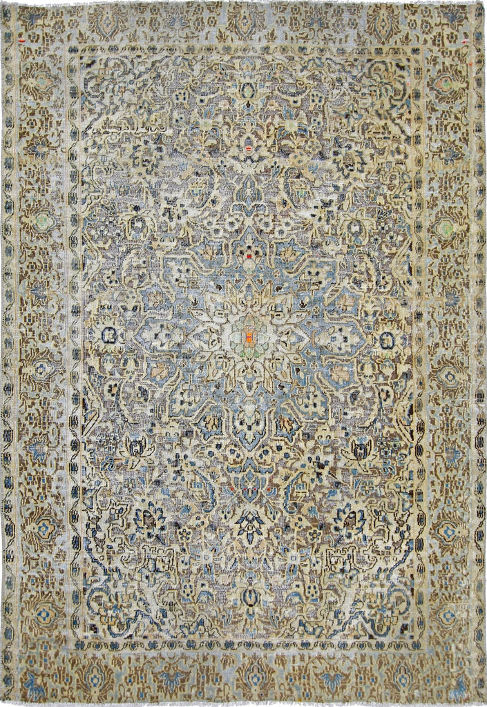 Handmade Vintage Persian Kerman Rug | 144 x 101 cm | 4'9" x 3'4" - Najaf Rugs & Textile