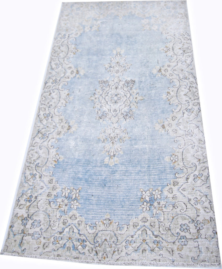 Handmade Vintage Persian Kerman Rug | 145 x 86 cm | 4'9" x 2'10" - Najaf Rugs & Textile