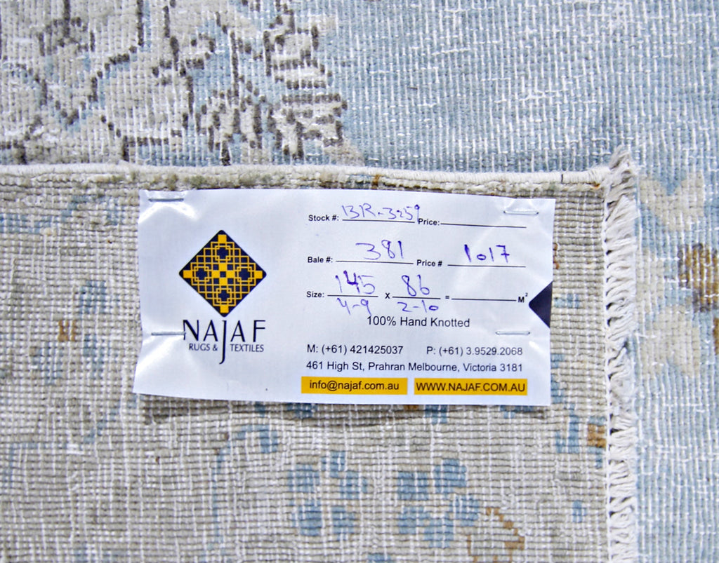Handmade Vintage Persian Kerman Rug | 145 x 86 cm | 4'9" x 2'10" - Najaf Rugs & Textile
