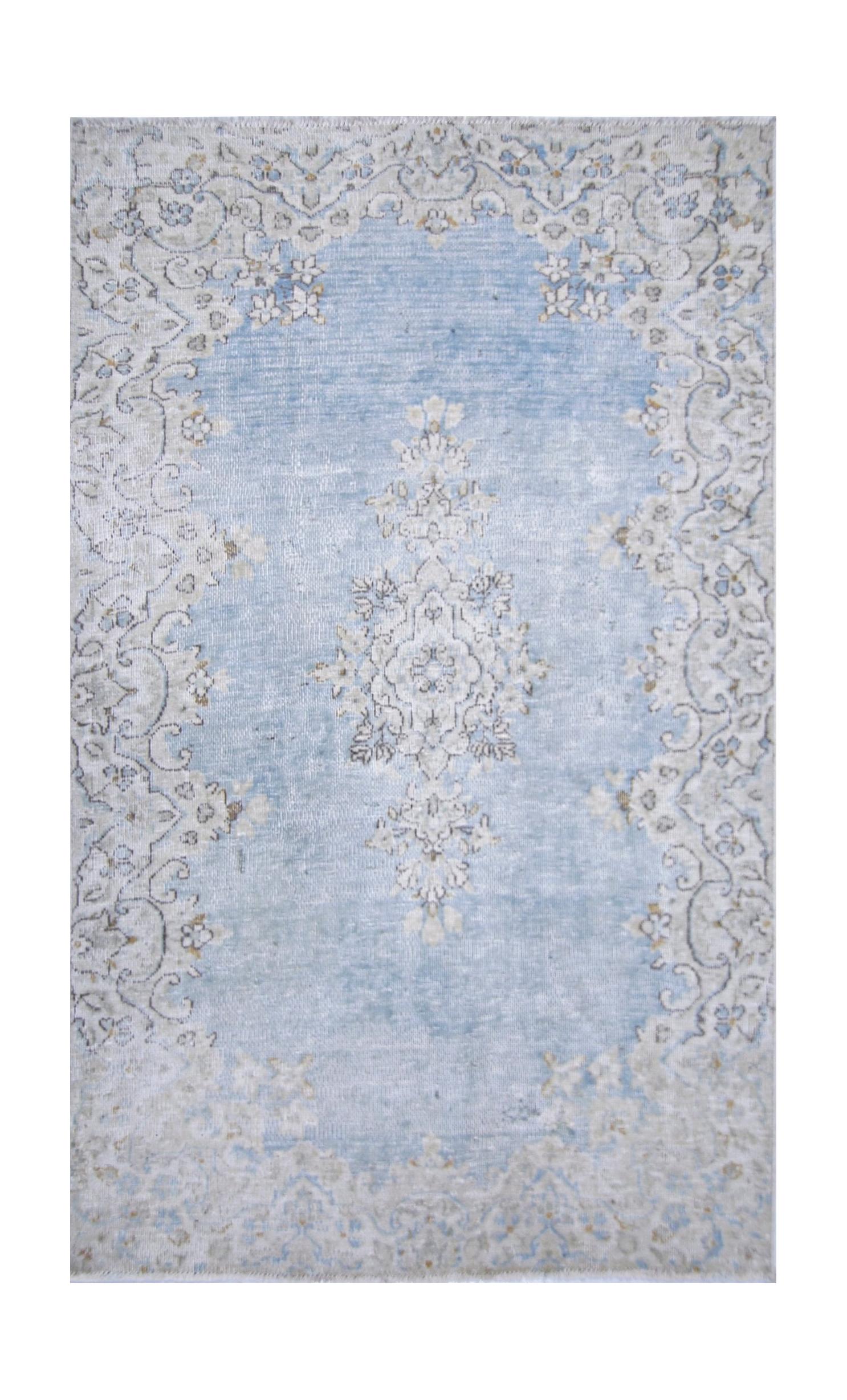 Handmade Vintage Persian Kerman Rug | 145 x 86 cm | 4'9" x 2'10" - Najaf Rugs & Textile