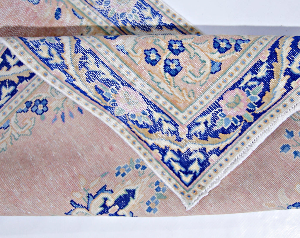 Handmade Vintage Persian Kerman Rug | 149 x 68 cm | 4'11" x 2'3" - Najaf Rugs & Textile