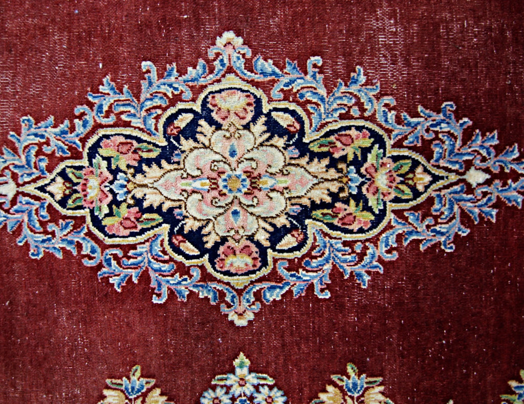 Handmade Vintage Persian Kerman Rug | 152 x 88 cm | 5' x 2'11" - Najaf Rugs & Textile