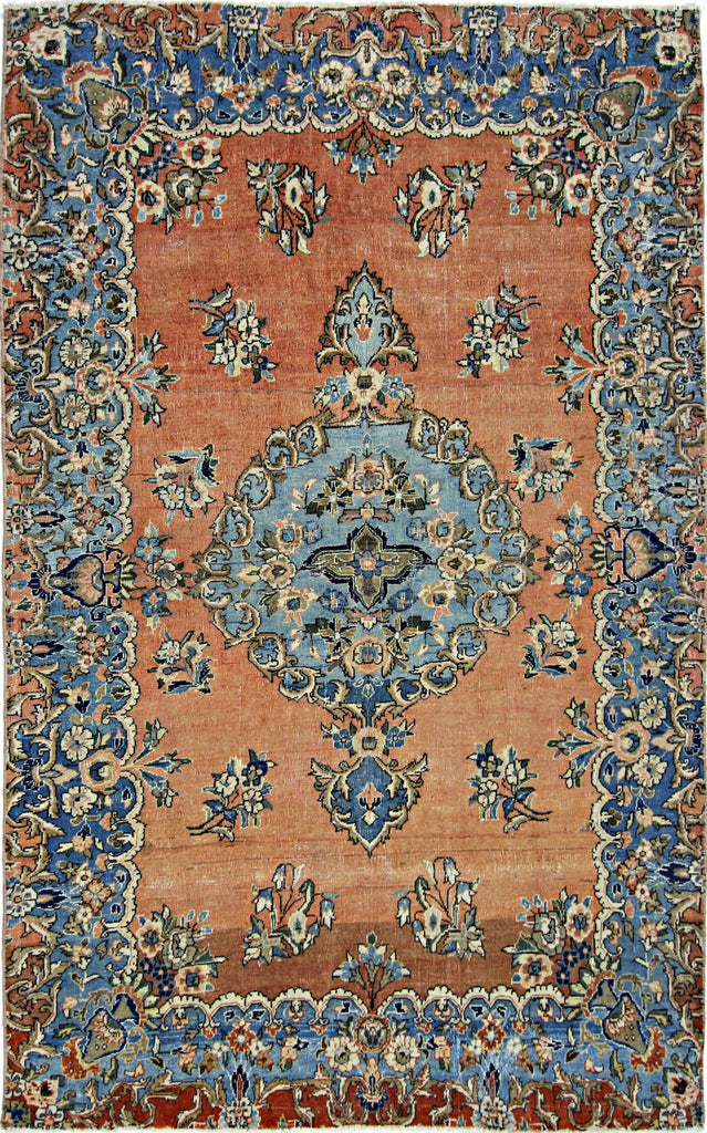Handmade Vintage Persian Kerman Rug | 175 x 112 cm | 5'9" x 3'8" - Najaf Rugs & Textile