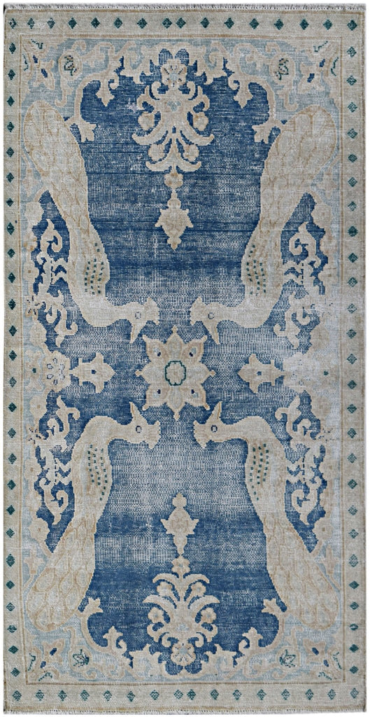 Handmade Vintage Persian Kerman Rug | 178 x 92 cm | 5'10" x 3'1" - Najaf Rugs & Textile