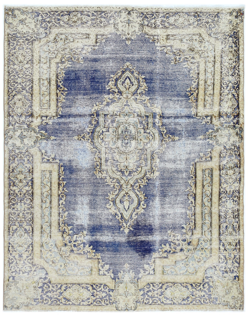 Handmade Vintage Persian Kerman Rug | 181 x 137 cm | 5'11" x 4'6" - Najaf Rugs & Textile