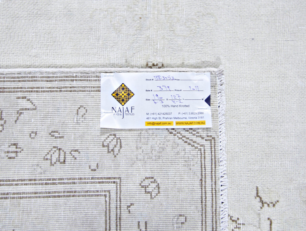 Handmade Vintage Persian Kerman Rug | 190 x 127 cm | 6'3" x 4'2" - Najaf Rugs & Textile