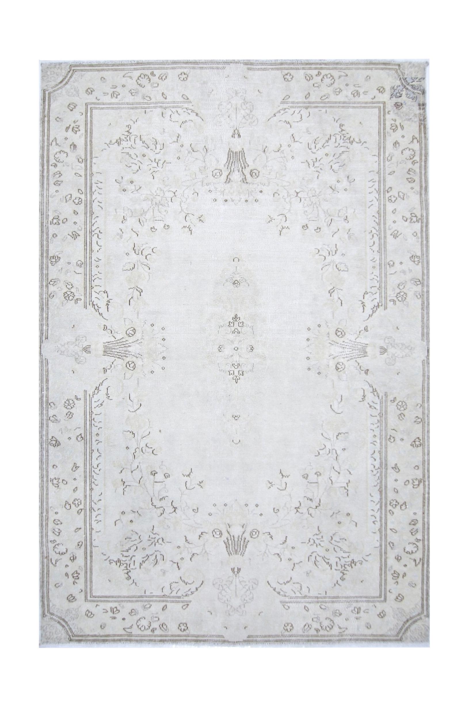 Handmade Vintage Persian Kerman Rug | 190 x 127 cm | 6'3" x 4'2" - Najaf Rugs & Textile