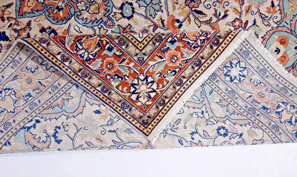 Handmade Vintage Persian Kerman Rug | 196 x 134 cm | 6'5" x 4'5" - Najaf Rugs & Textile