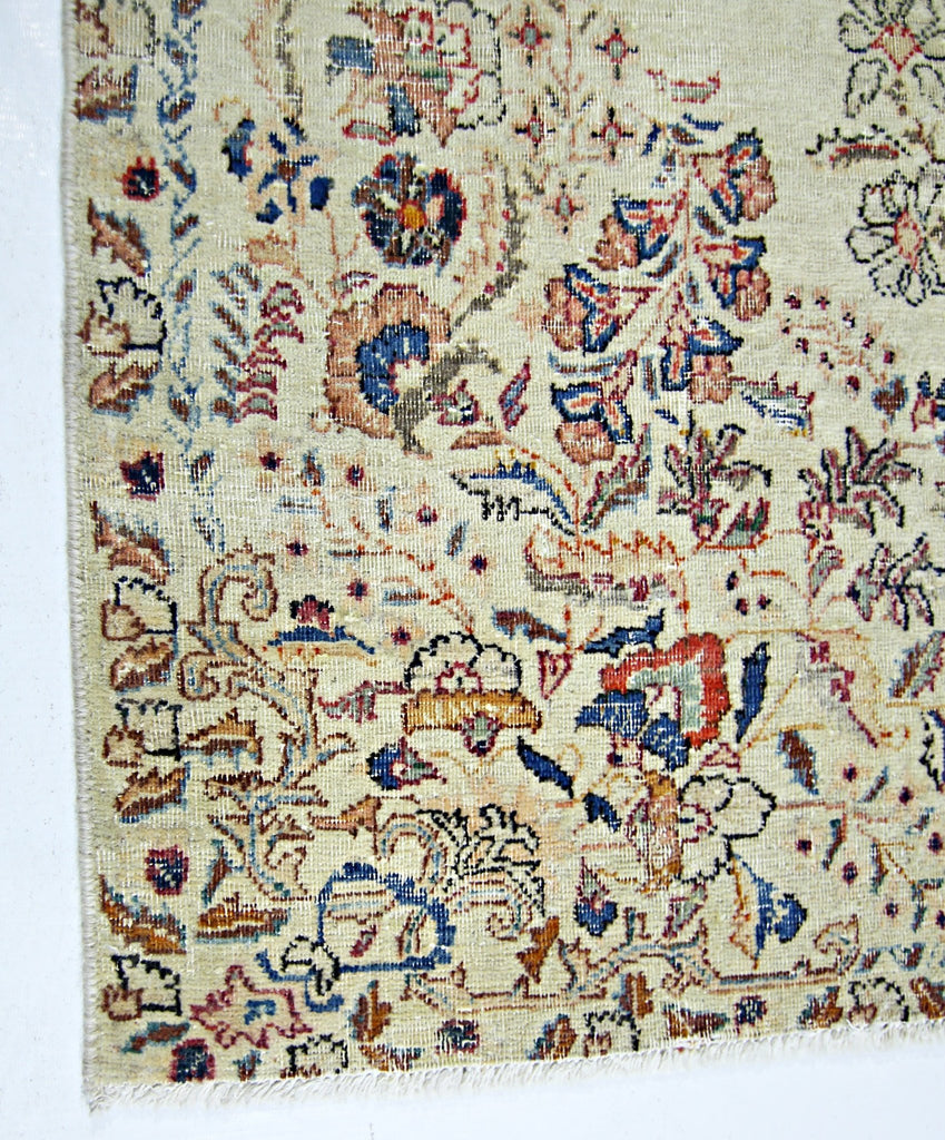 Handmade Vintage Persian Kerman Rug | 199 x 137 cm | 6'6" x 4'6" - Najaf Rugs & Textile