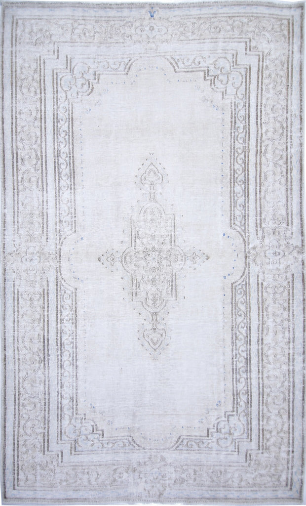 Handmade Vintage Persian Kerman Rug | 238 x 141 cm | 7'9" x 4'8" - Najaf Rugs & Textile