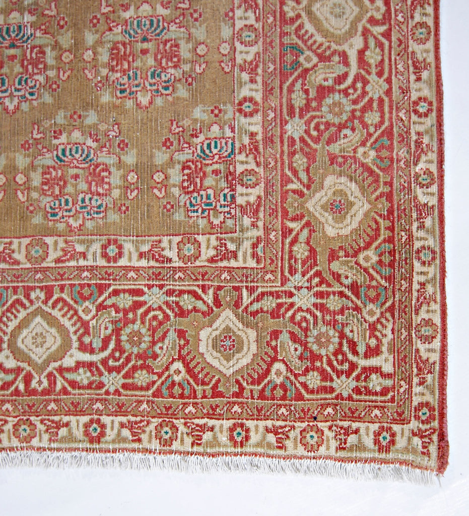 Handmade Vintage Persian Kerman Rug | 251 x 158 cm | 8'3" x 5'2" - Najaf Rugs & Textile