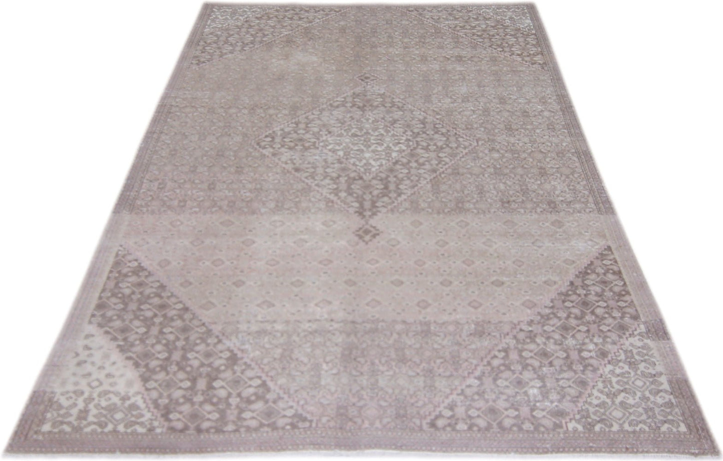 Handmade Vintage Persian Kerman Rug | 258 x 159 cm | 8'6" x 5'3" - Najaf Rugs & Textile