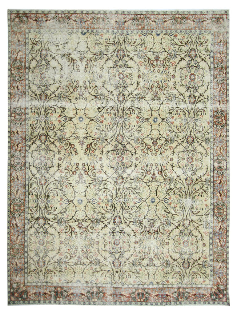 Handmade Vintage Persian Kerman Rug | 304 x 225 cm | 10' x 7'5" - Najaf Rugs & Textile