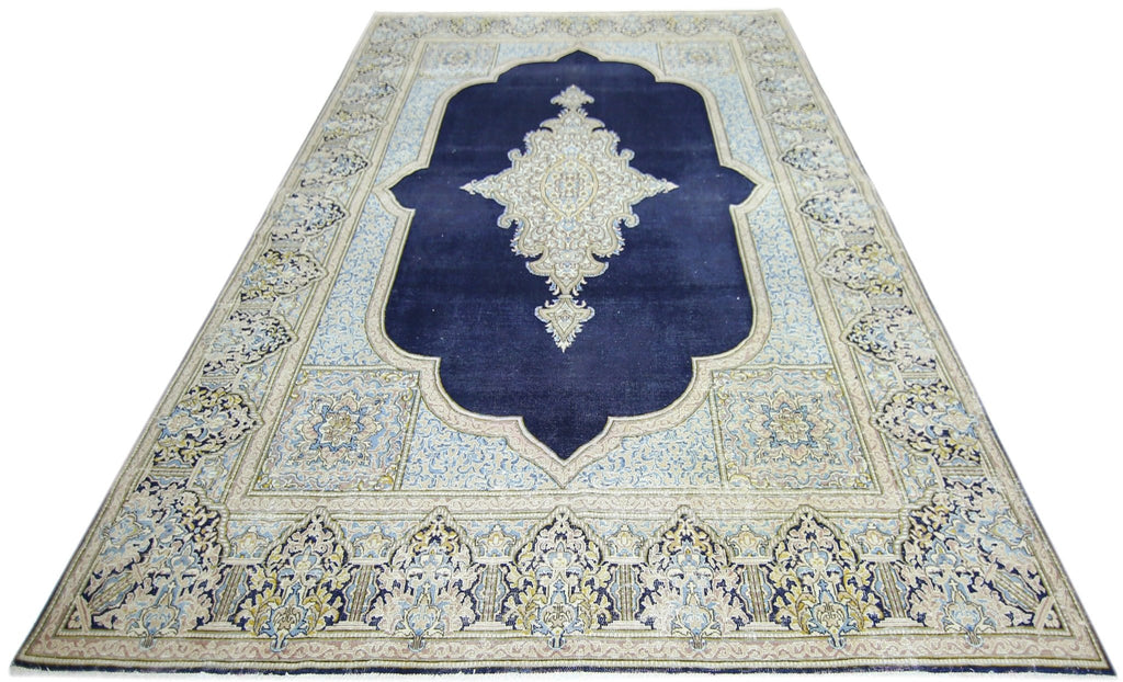 Handmade Vintage Persian Kerman Rug | 305 x 212 cm | 10' x 6'11" - Najaf Rugs & Textile