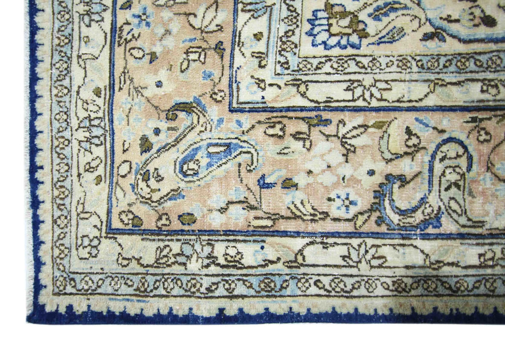 Handmade Vintage Persian Kerman Rug | 315 x 201 cm | 10'4" x 6'7" - Najaf Rugs & Textile