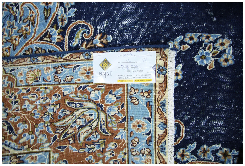 Handmade Vintage Persian Kerman Rug | 325 x 242 cm | 10'8" x 7'11" - Najaf Rugs & Textile