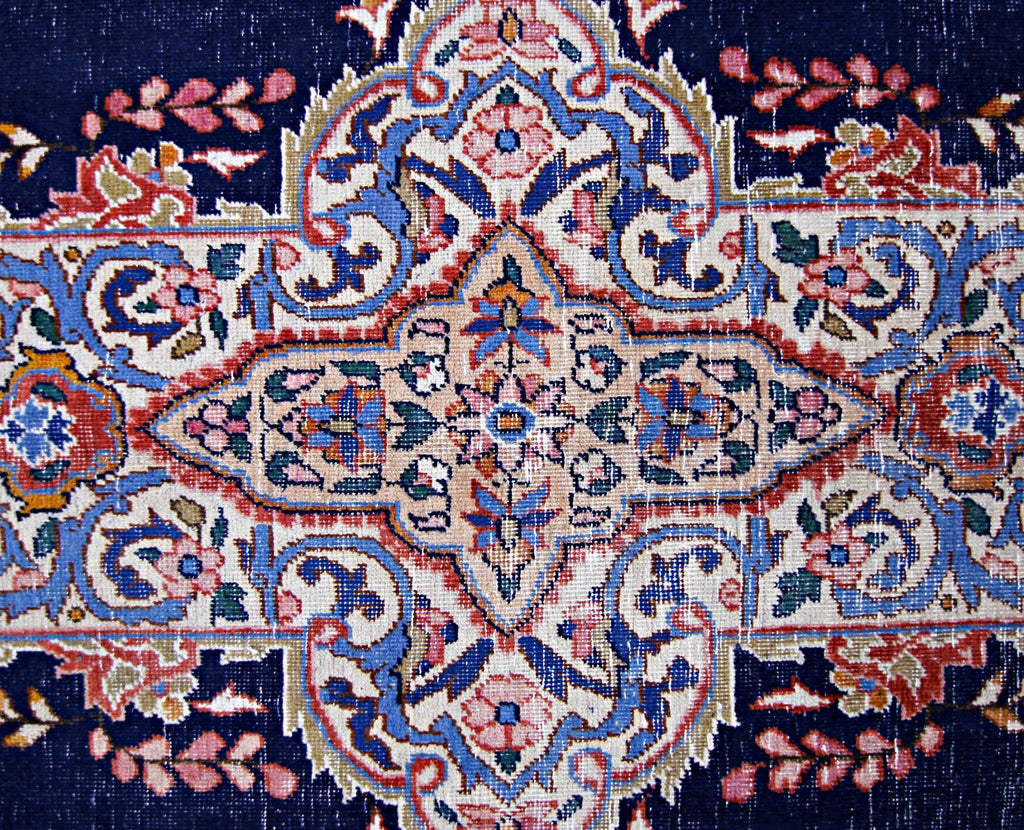 Handmade Vintage Persian Kerman Rug | 326 x 197 cm | 10'8" x 6'5" - Najaf Rugs & Textile