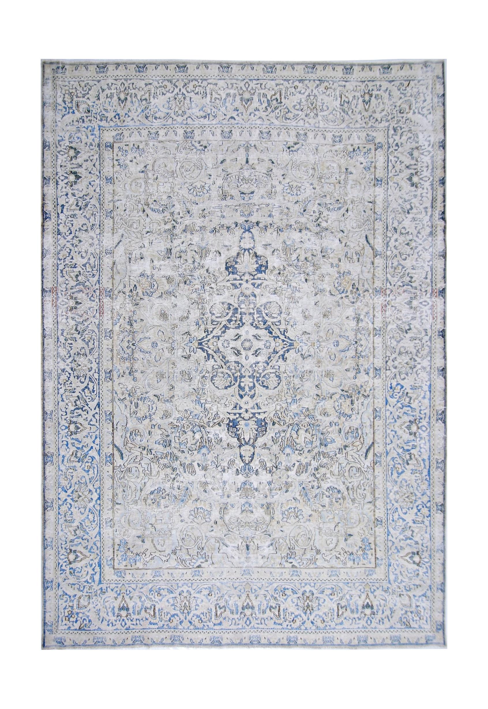 Handmade Vintage Persian Kerman Rug | 328 x 241 cm | 10'9" x 7'11" - Najaf Rugs & Textile