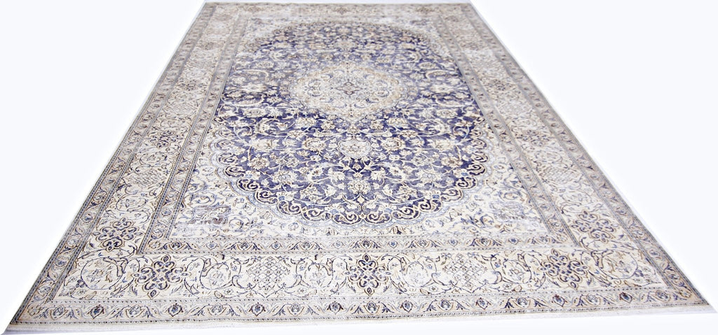 Handmade Vintage Persian Kerman Rug | 334 x 242 cm | 11' x 7'11" - Najaf Rugs & Textile
