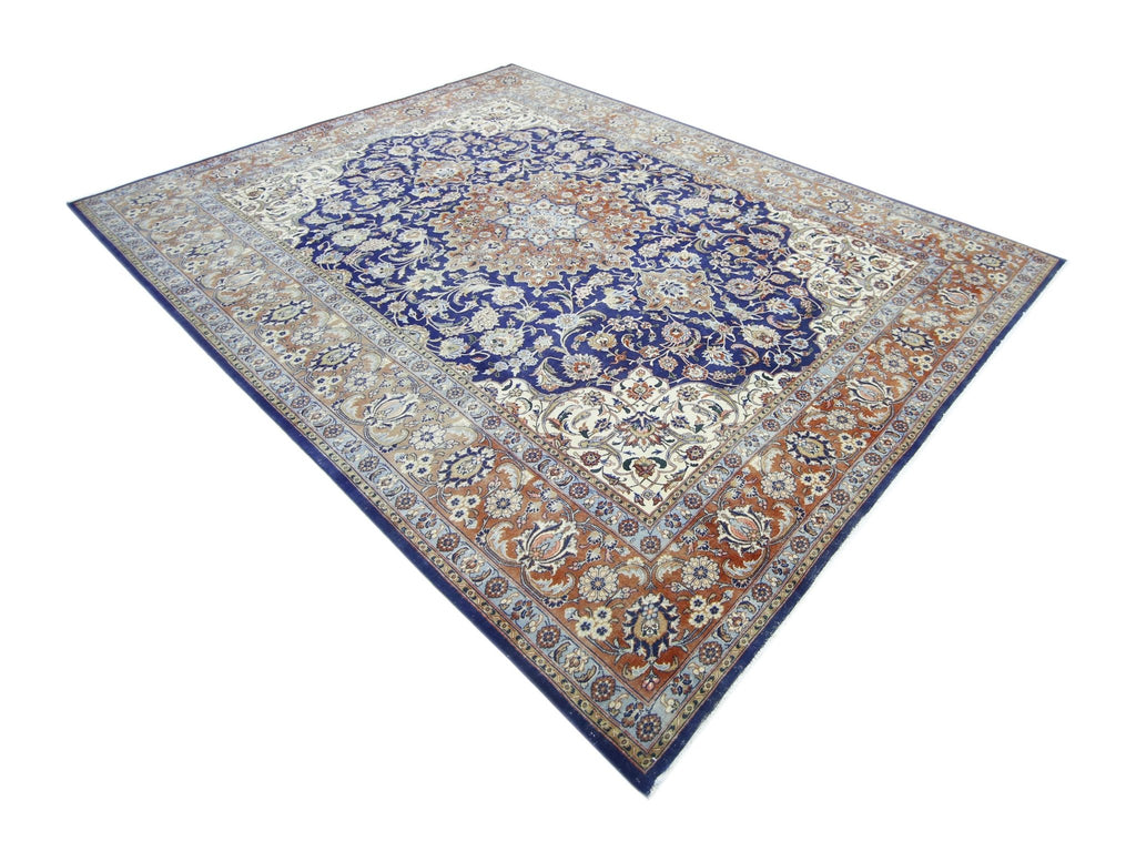 Handmade Vintage Persian Kerman Rug | 334 x 250 cm | 10'11" x 8'3" - Najaf Rugs & Textile