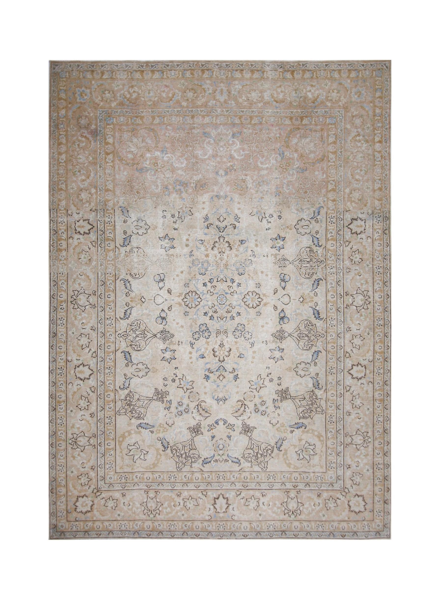 Handmade Vintage Persian Kerman Rug | 337 x 249 cm | 11'1" x 8'2" - Najaf Rugs & Textile