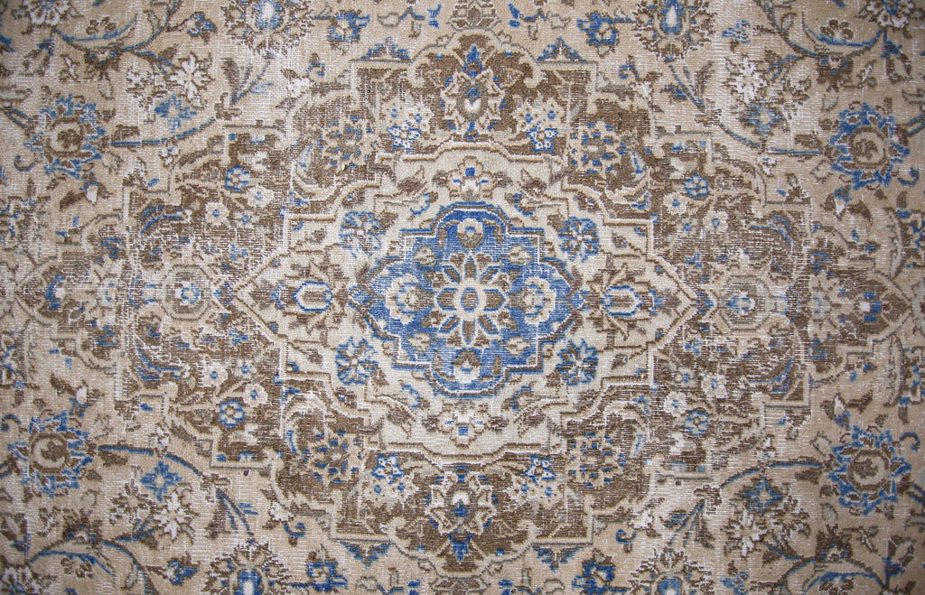 Handmade Vintage Persian Kerman Rug | 338 x 240 cm | 11'1" x 7'10" - Najaf Rugs & Textile