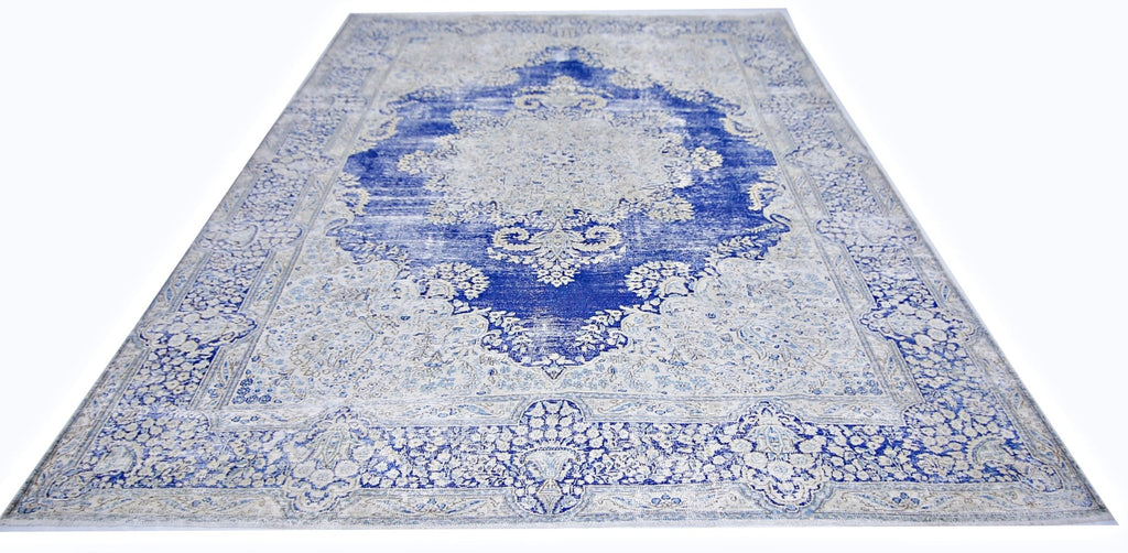 Handmade Vintage Persian Kerman Rug | 342 x 242 cm | 11'3" x 7'11" - Najaf Rugs & Textile