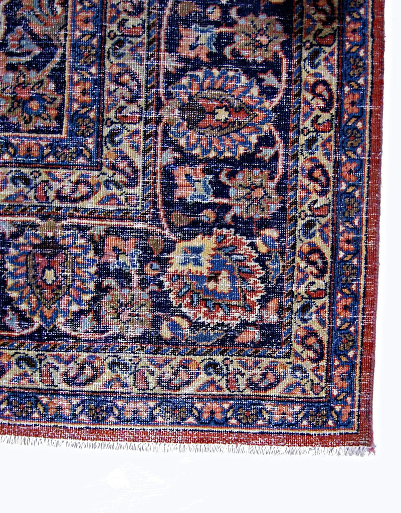 Handmade Vintage Persian Kerman Rug | 344 x 255 cm | 11'4" x 8'4" - Najaf Rugs & Textile