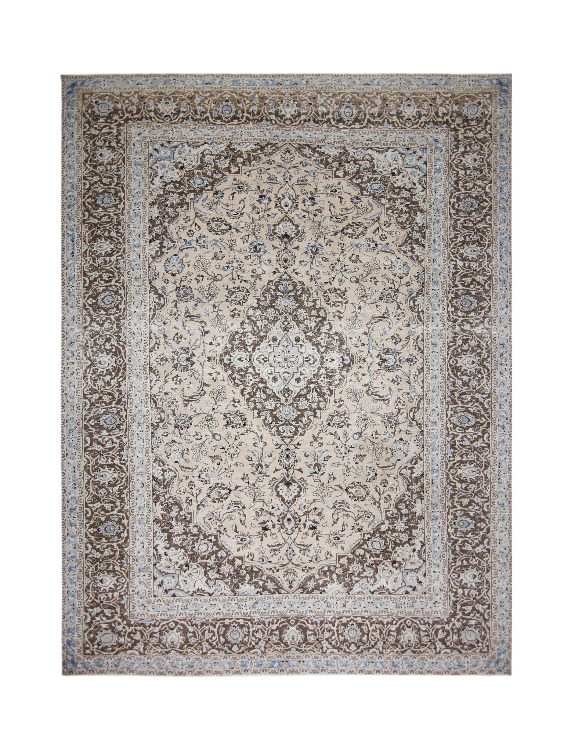 Handmade Vintage Persian Kerman Rug | 345 x 256 cm | 11'4" x 8'5" - Najaf Rugs & Textile