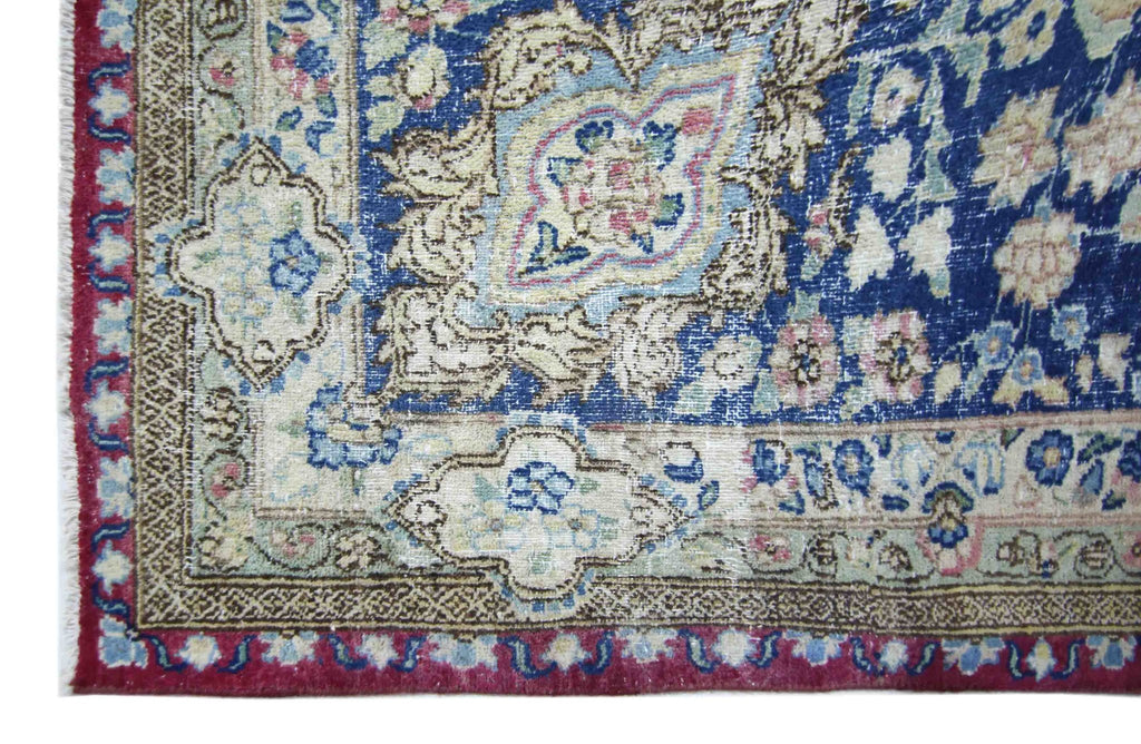 Handmade Vintage Persian Kerman Rug | 361 x 265 cm | 11'10" x 8'8" - Najaf Rugs & Textile