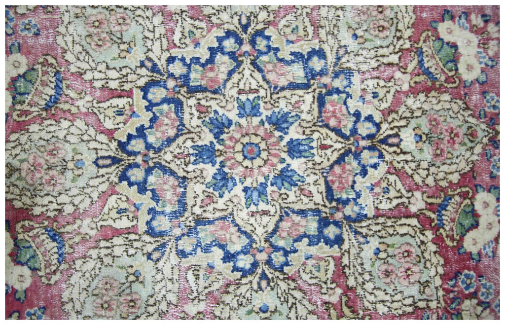 Handmade Vintage Persian Kerman Rug | 361 x 265 cm | 11'10" x 8'8" - Najaf Rugs & Textile