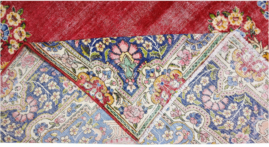 Handmade Vintage Persian Kerman Rug | 363 x 236 cm | 11'11" x 7'9" - Najaf Rugs & Textile