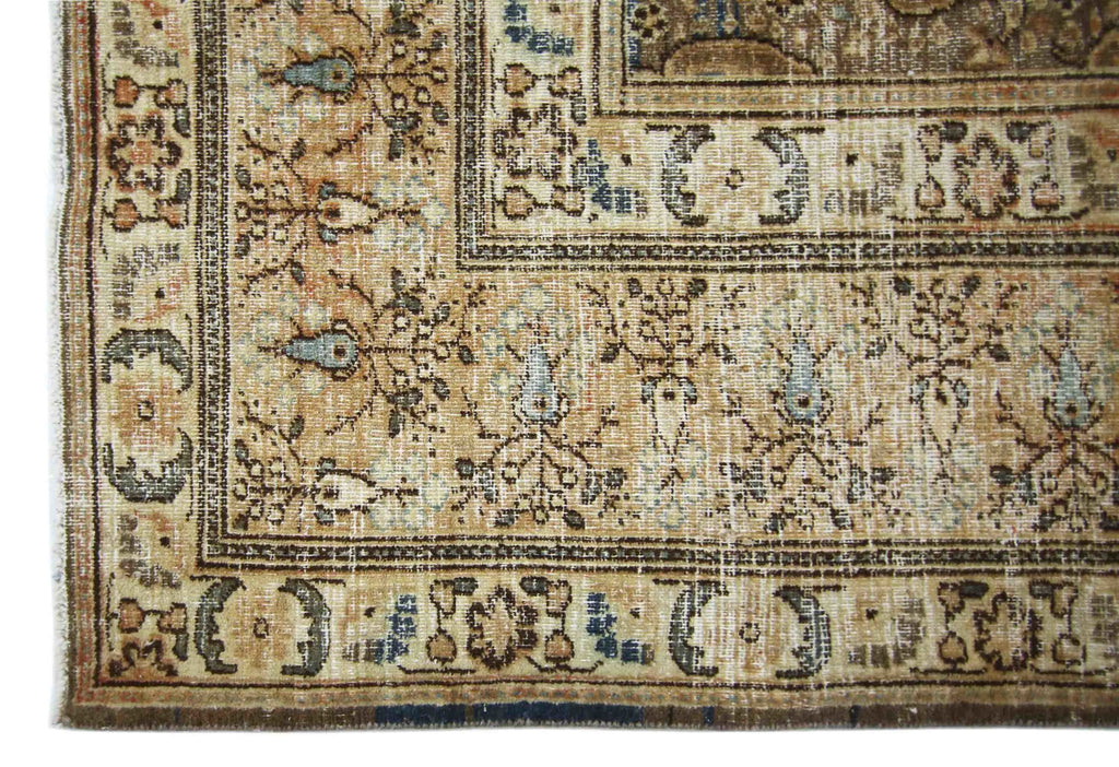 Handmade Vintage Persian Kerman Rug | 375 x 273 cm | 12'4" x 8'11" - Najaf Rugs & Textile
