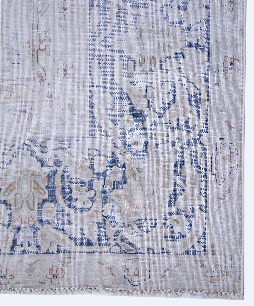 Handmade Vintage Persian Kerman Rug | 377 x 284 cm | 12'4" x 9'4" - Najaf Rugs & Textile
