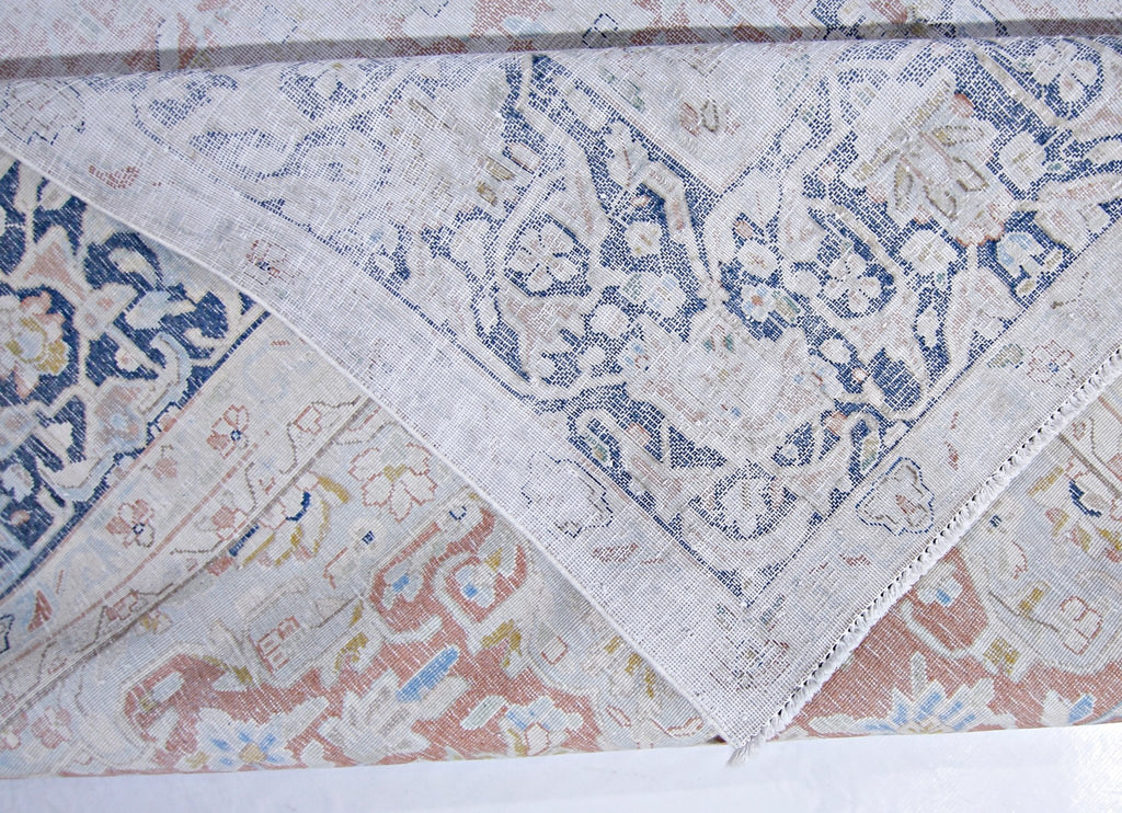 Handmade Vintage Persian Kerman Rug | 377 x 284 cm | 12'4" x 9'4" - Najaf Rugs & Textile