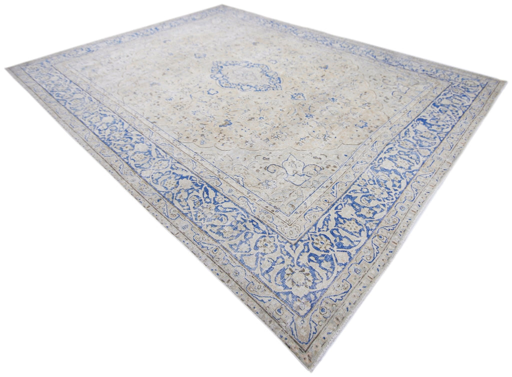 Handmade Vintage Persian Kerman Rug | 392 x 292 cm | 12'10" x 9'7" - Najaf Rugs & Textile