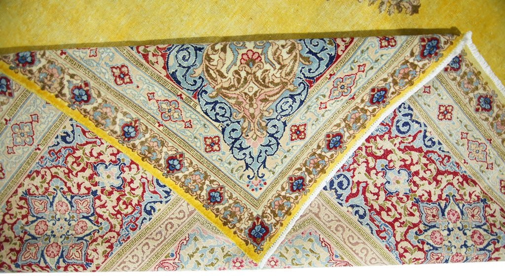 Handmade Vintage Persian Kerman Rug | 394 x 319 cm | 12'11" x 10'6" - Najaf Rugs & Textile