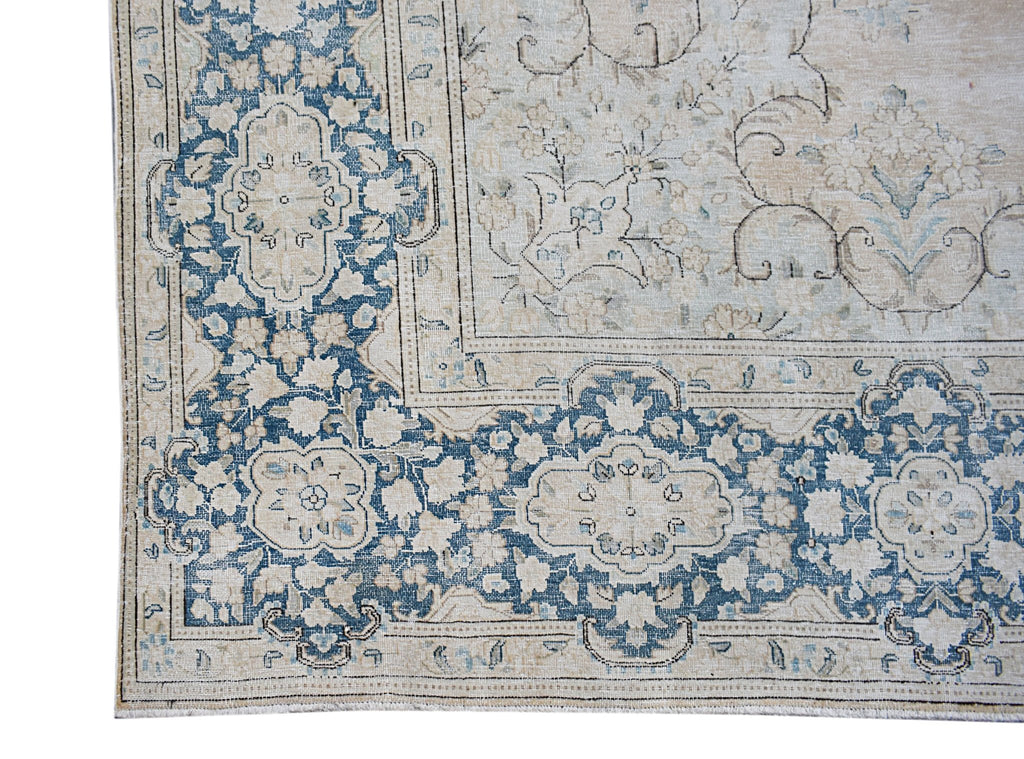 Handmade Vintage Persian Kerman Rug | 397 x 304 cm | 13'1" x 10' - Najaf Rugs & Textile