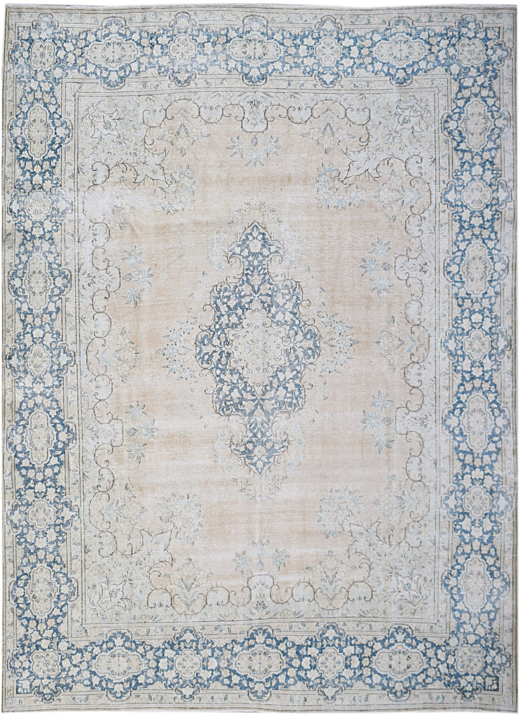 Handmade Vintage Persian Kerman Rug | 397 x 304 cm | 13'1" x 10' - Najaf Rugs & Textile