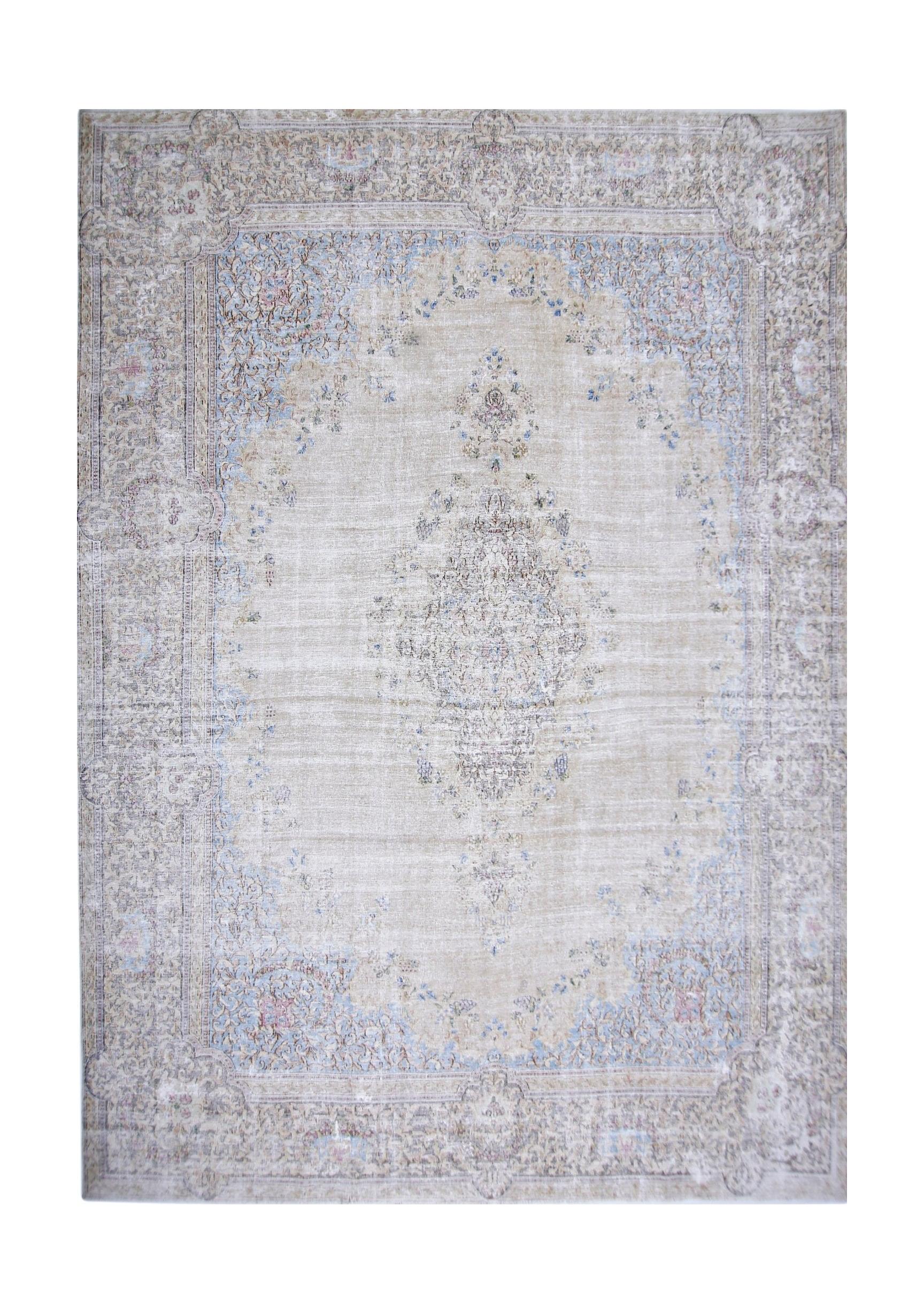 Handmade Vintage Persian Kerman Rug | 399 x 301 cm | 13'1" x 9'10" - Najaf Rugs & Textile