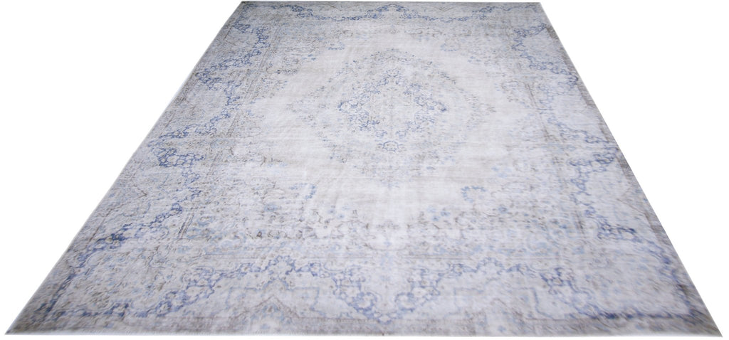 Handmade Vintage Persian Kerman Rug | 413 x 295 cm | 13'7" x 9'8" - Najaf Rugs & Textile