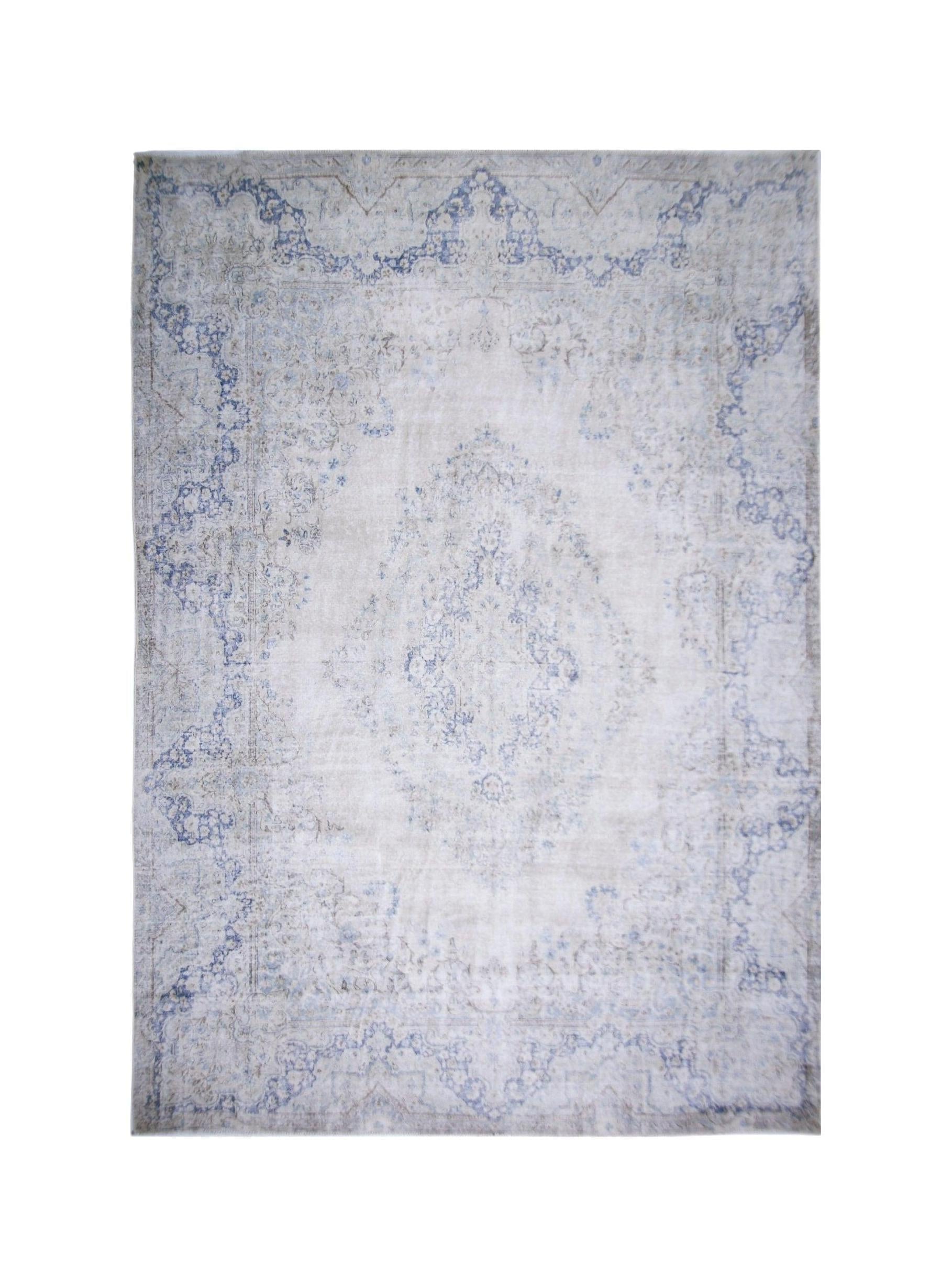 Handmade Vintage Persian Kerman Rug | 413 x 295 cm | 13'7" x 9'8" - Najaf Rugs & Textile