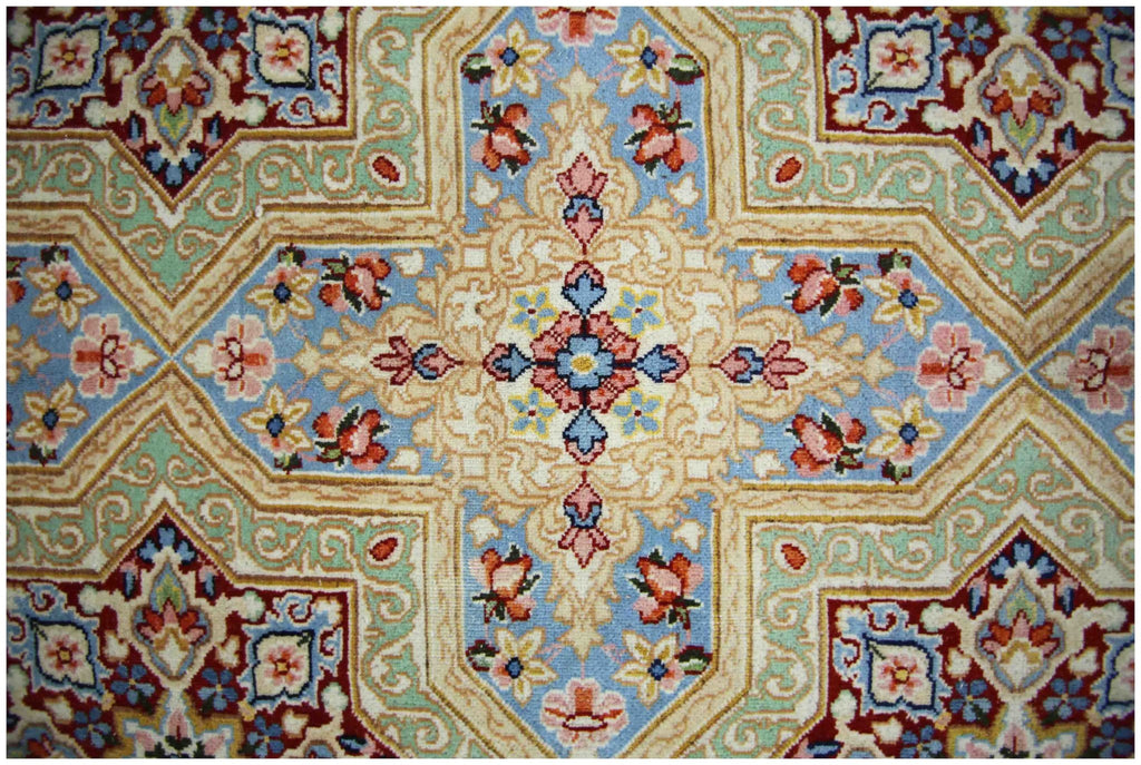 Handmade Vintage Persian Kerman Rug | 418 x 306 cm | 13'8" x 10' - Najaf Rugs & Textile