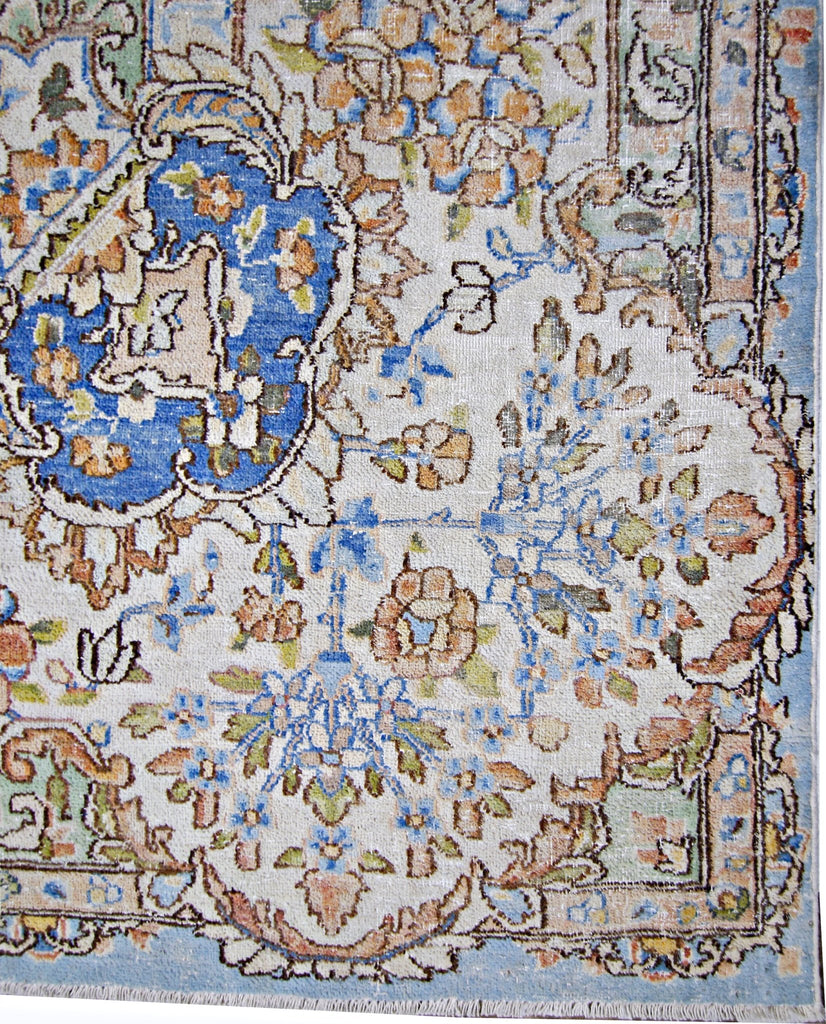 Handmade Vintage Persian Kerman Rug | 440 x 305 cm | 14'5" x 10' - Najaf Rugs & Textile