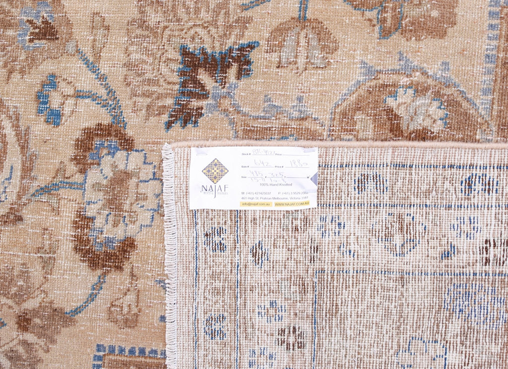 Handmade Vintage Persian Kerman Rug | 485 x 325 cm | 15'11" x 10'8" - Najaf Rugs & Textile