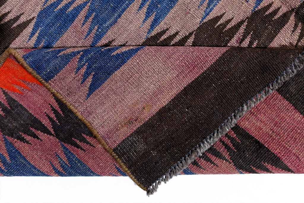 Handmade Vintage Persian Kilim | 351 x 156 cm | 11'6" x 5'1" - Najaf Rugs & Textile