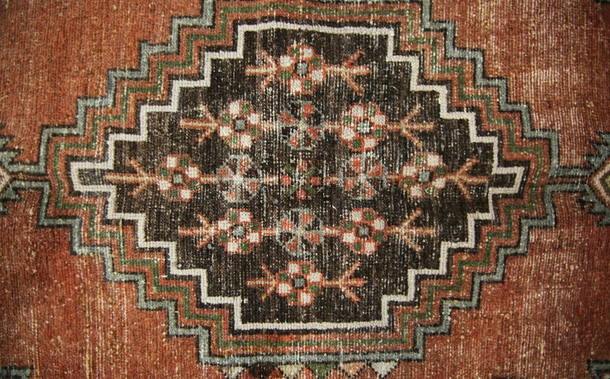 Handmade Vintage Persian Mazlaghan Rug | 182 x 117 cm | 6' x 3'10" - Najaf Rugs & Textile