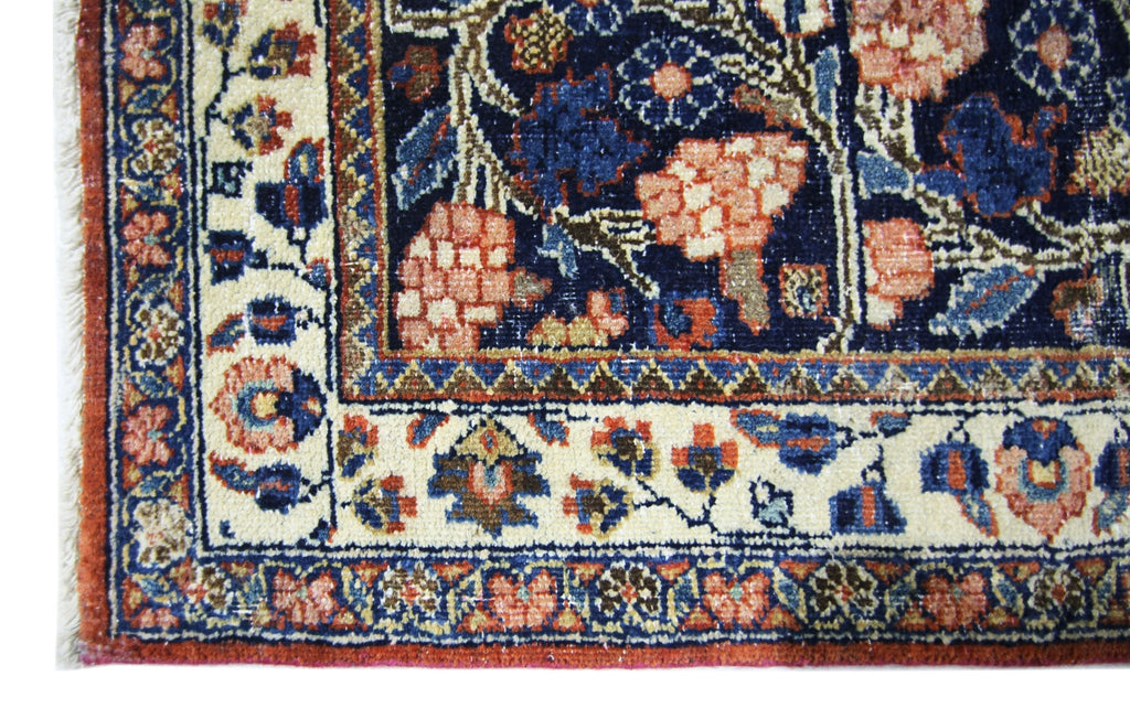 Handmade Vintage Persian Moud Rug | 353 x 250 cm | 11'7" x 8'2" - Najaf Rugs & Textile